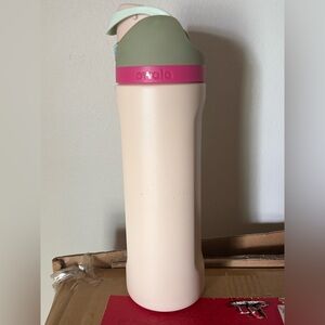 Owala Insulated Water Bottle - Cream and Pink